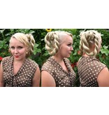 Twist Hair Buns, wavy hair, size S