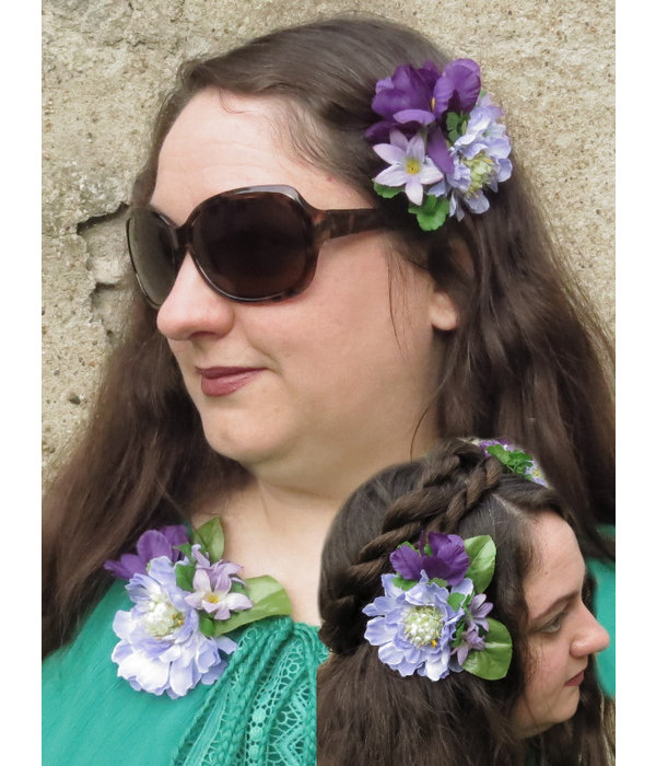 Mermaid Hair Flowers 2x