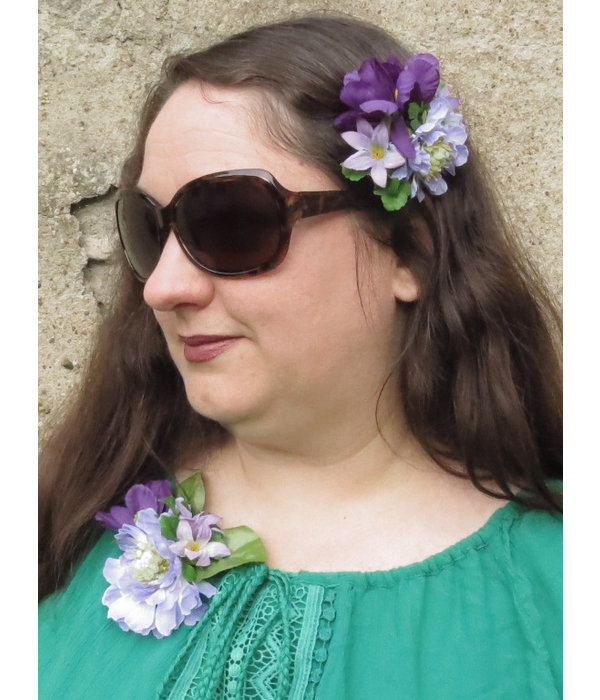 Mermaid Hair Flowers 2x