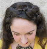 Messy Butterfly Braid Headband, thick