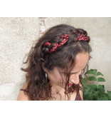 Rapunzel Braid Headband medium, messy look