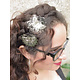 Butterfly Ornament Hair & Shoe Clip, silver