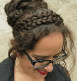 Double Messy Braid Headband, flat