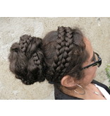 Double Messy Braid Headband, flat