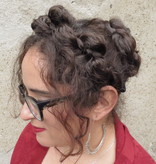 Messy Braided Elf Chignon