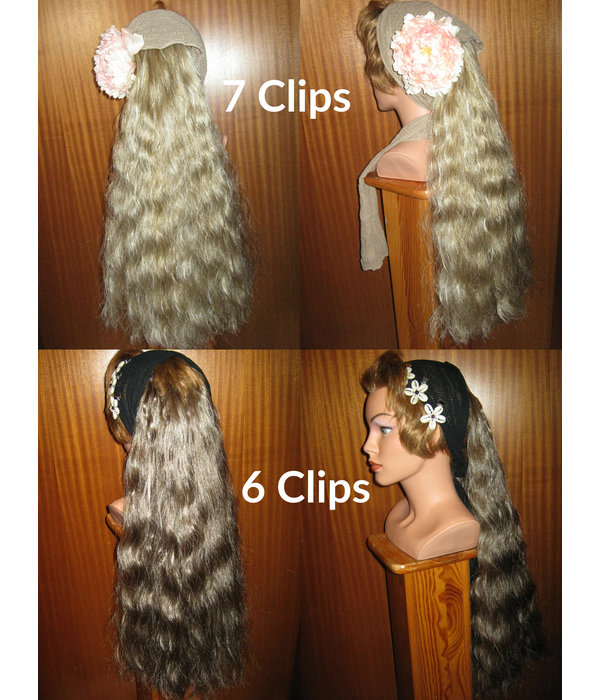 Clip-in Extensions, soft waves