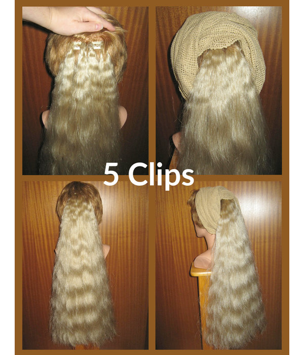 Clip-in Extensions, soft waves