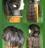 Clip-in Extensions, crimped hair