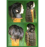 Clip-in Extensions, crimped hair