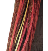 Wine Red Steampunk (Peacock) yarn falls