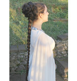 Braided Bun with Long Braid Down