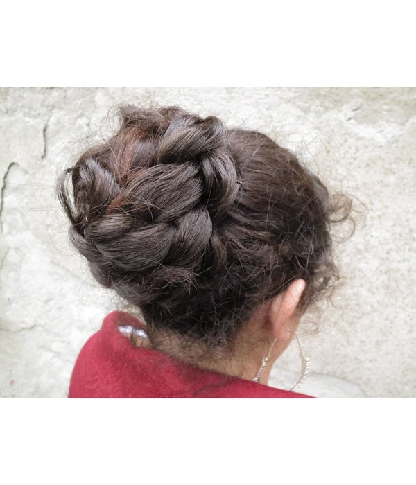 Natural Messy Braid Chignon M