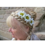 White Daisy Hair Flowers