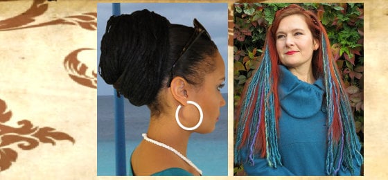 African American headband Afro braid Your hair color MAGIC TRIBAL