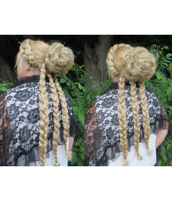 Messy Clip-In Accent Braids M
