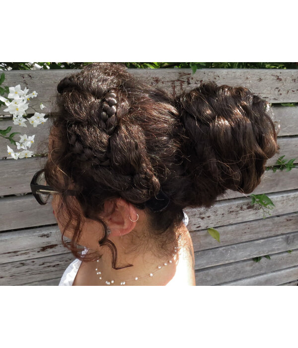 Layered Messy Hair Bun M