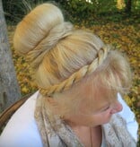 Headband Twist Braid, medium thick braid