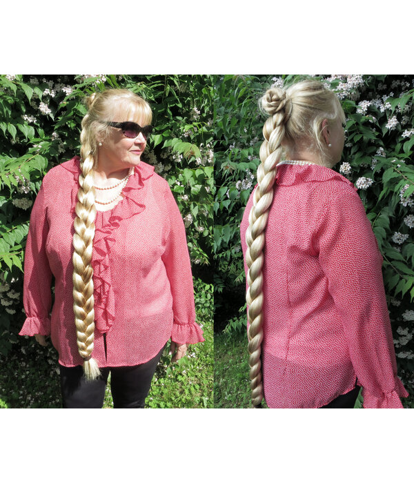 Braided Hair Bun L extra