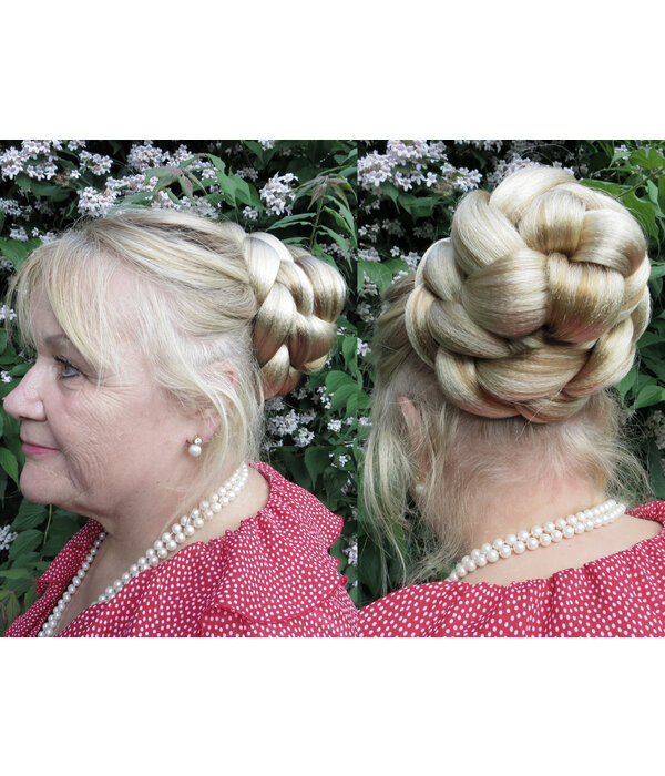 Braided Hair Bun L extra