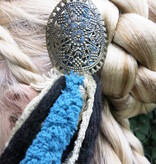 Northern Lights Gold hip & hair tassel clip