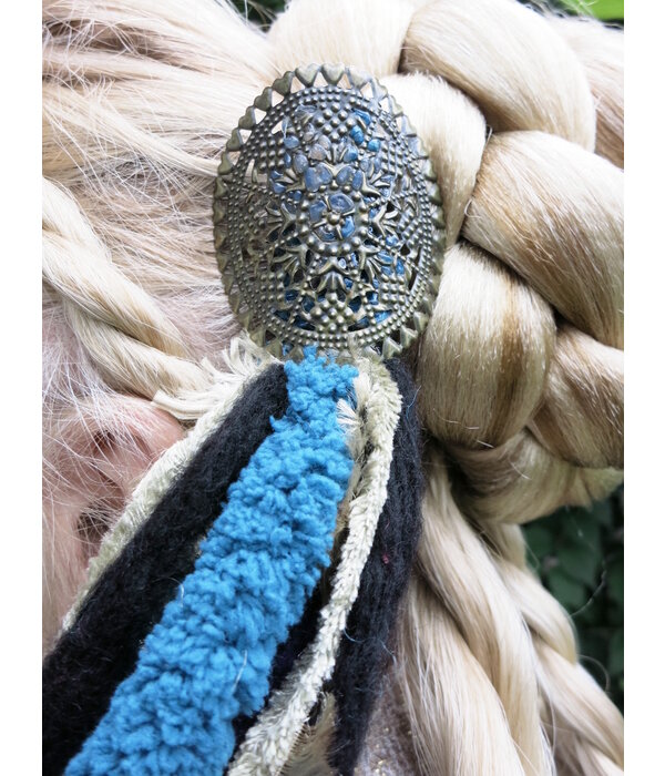 Northern Lights Gold hip & hair tassel clip