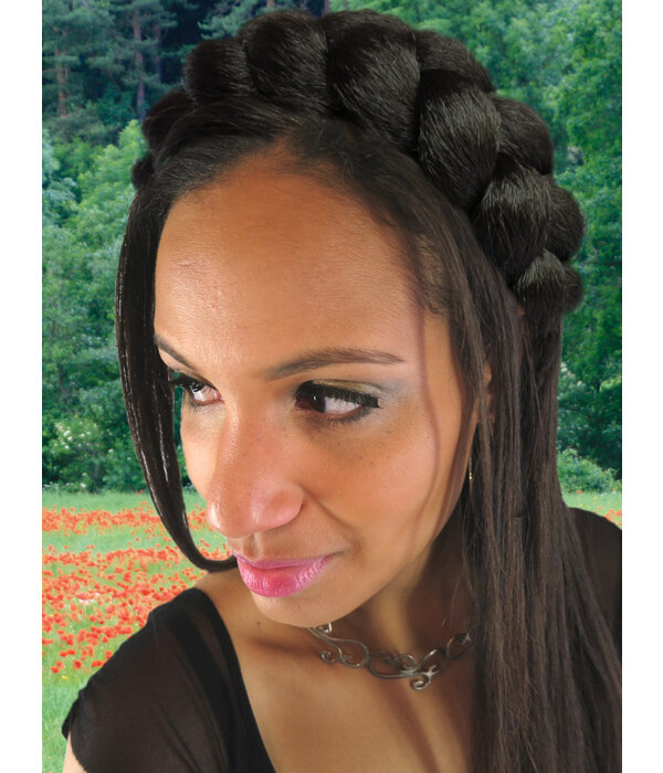 Chunky braid headband Lush hairpiece Your hair color MAGIC TRIBAL HAIR -  Magic Tribal Hair