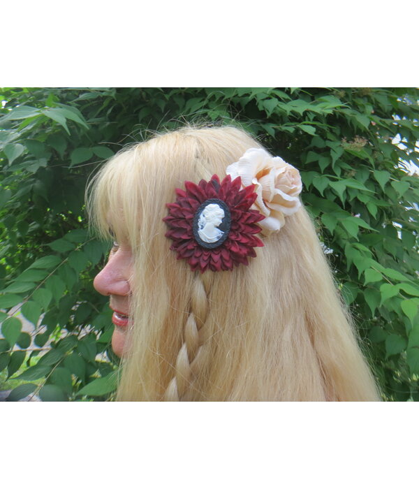 Cameo Hair Flower Set