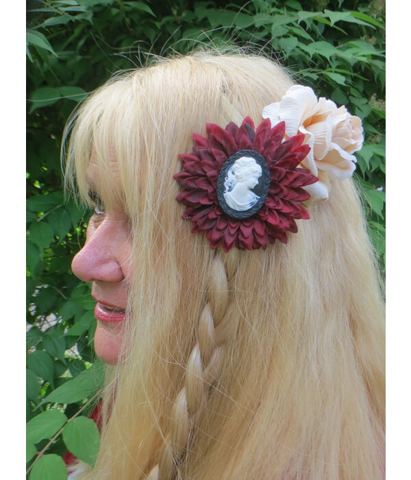 Cameo Hair Flower Set