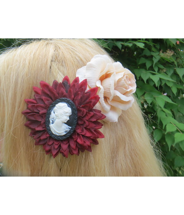 Cameo Hair Flower Set