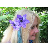 Purple Star Hair Flowers