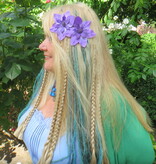 Purple Star Hair Flowers