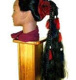 Gypsy Magician Hair Falls L feathers & cowries