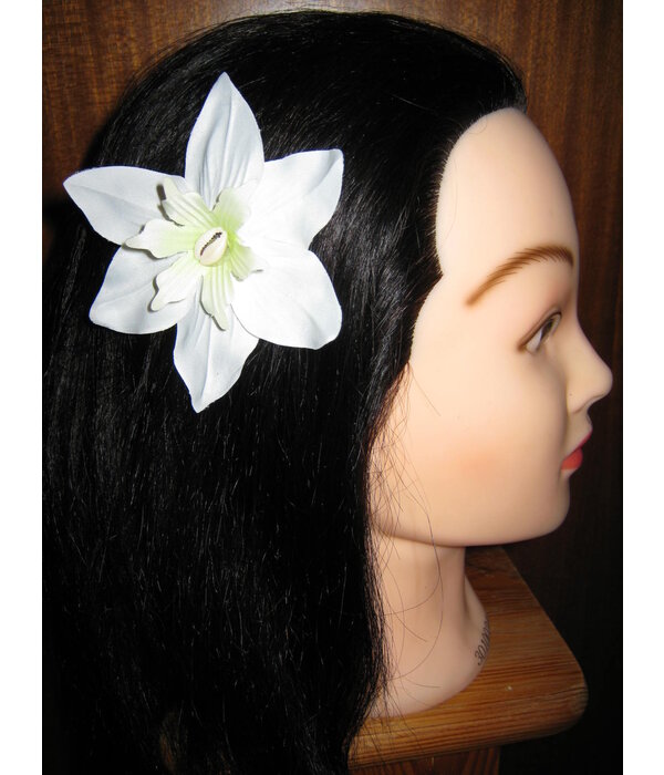 White Star Hair Flowers