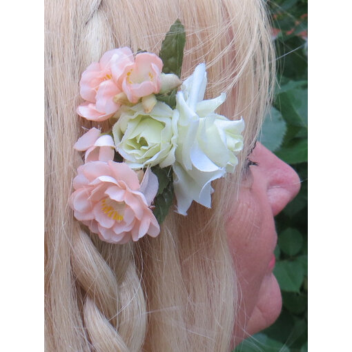 Shabby Chic Hair Flower Bouquet 2x