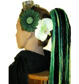 Green Elf Hair Flowers