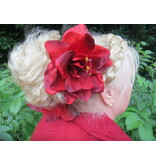 Flamenco Amaryllis Hair Flower 2 x