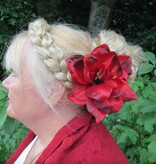 Flamenco Amaryllis Hair Flower 2 x