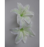 Lily Hair Flowers White Ivory