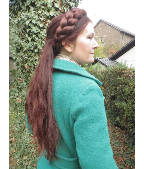 Classic Braid Headband XL plait, straight hair