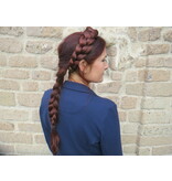 Classic Braid Headband XL plait, straight hair