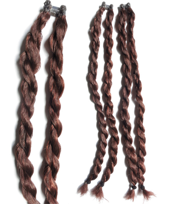 Messy Clip-In Accent (Rope) Braids S