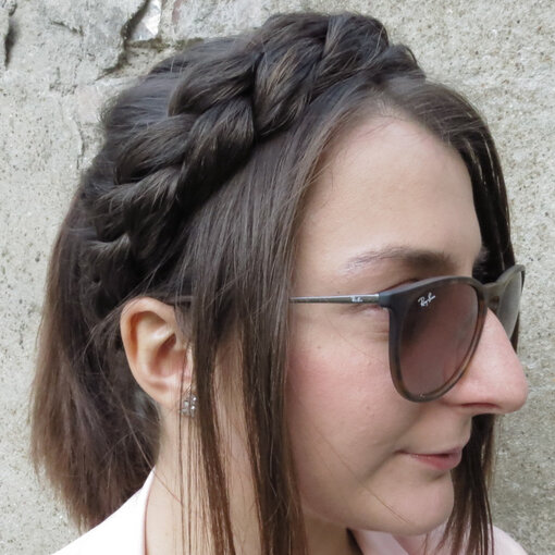 Messy Chunky Braid Headband L