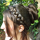 Natural Messy Braid Headband M
