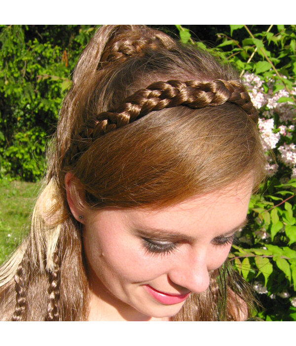 Braided headband tiara Fantasy braid hair piece All colors MAGIC TRIBAL HAIR  - Magic Tribal Hair