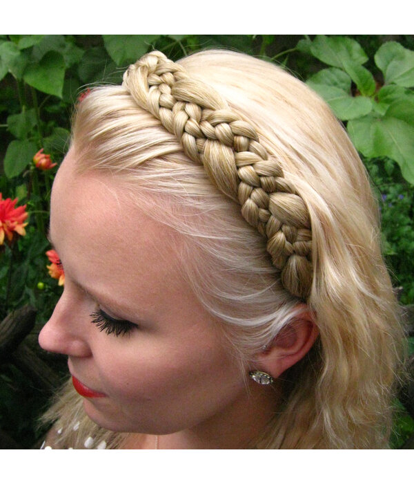 Chunky braid headband Lush hairpiece Your hair color MAGIC TRIBAL