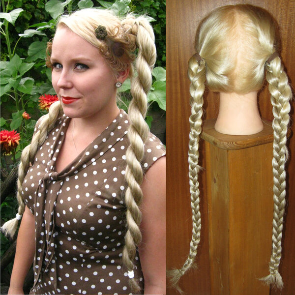 Classic Braids 2 x S  for straight and wavy hair