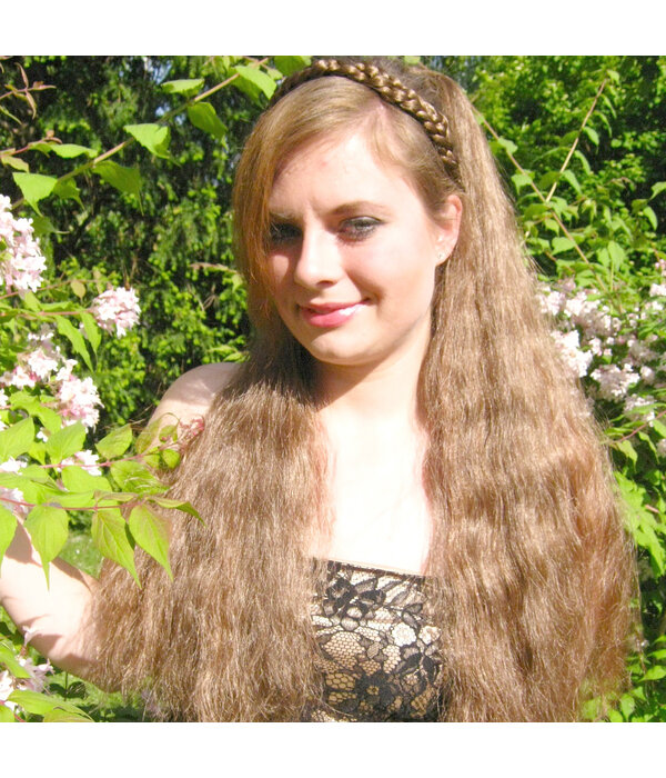 Chunky braid headband Lush hairpiece Your hair color MAGIC TRIBAL