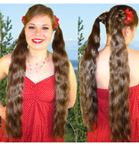 2 Hair Falls Size S, waves