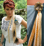 Gypsy Gold (Peacock) belt & hair accessory