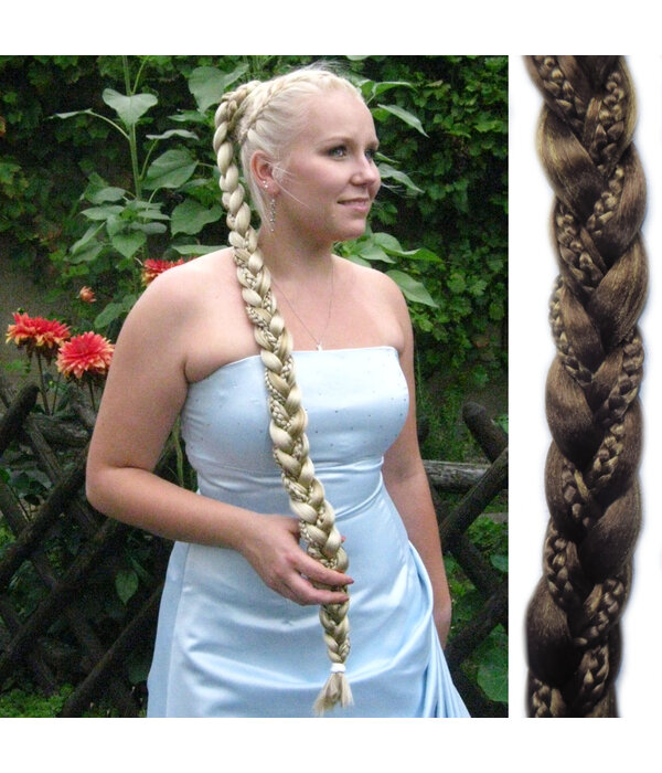 Rapunzel Braid Extra fantasy wedding bride hair piece MAGIC TRIBAL HAIR -  Magic Tribal Hair